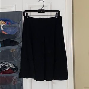 Nanette Lepore black a-line skirt size 8